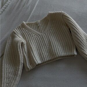 Cozy Cream Knit Sweater